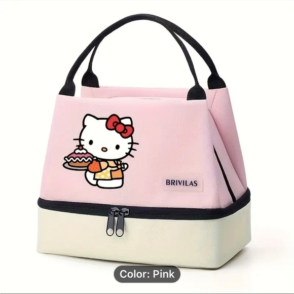 Hello Kitty Pink Lunch Bag - New in Package - Picture 1 of 2